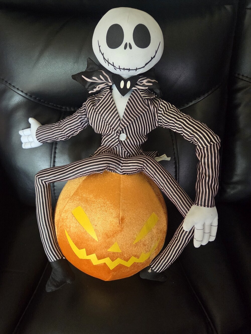 A Nightmare Before Christmas Jack Skellington on Pumpkin Door Greeter